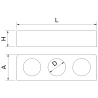 Soporte Inox para 3 Biberones de Salsa | Organizador Cocina