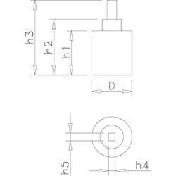 Cartucho para válvulas 462406; 463214; 4 63216 y 463218