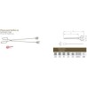 Pinza inox para barbacoa 440x90x40 mm.