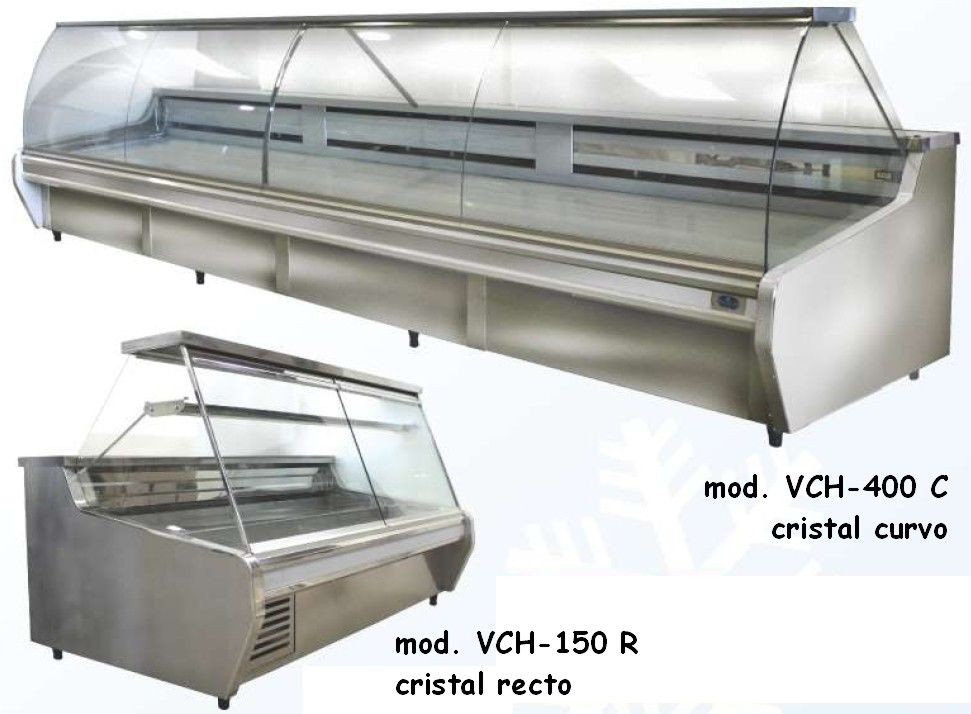 Vitrina charcutera inoxidable a medida