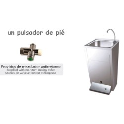 LAVAMANOS REGISTRABLE C/PEDESTAL UN PULSADOR