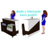BARRA PORTATIL INOXIDABLE Y MADERA
