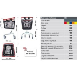 CARRO SHOP & ROLL 100 LITROS