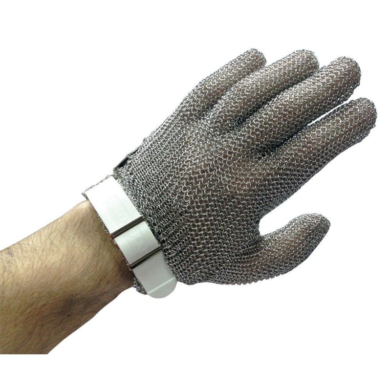 Guante de malla inoxidable 5 dedos ambidiestro