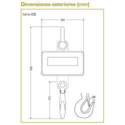 GANCHO PESADOR INDUSTRIAL
