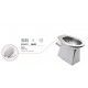 WC acero inox. 366x521x390 mm. Salida vertical
