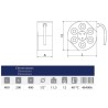 GRIFO MANGUERA ENROLLABLE BASICO 1/2. L 10.000 MM.
