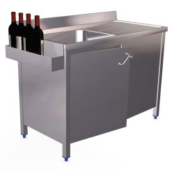 BOTELLERO INOXIDABLE PARA ADOSAR O SOBREMESA