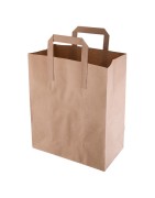 Bolsas de papel kraft, blancas o decoradas.
