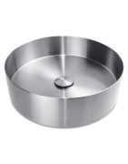 Lavabos inox sobre encimera