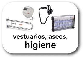 Vestuario, aseos, higiene